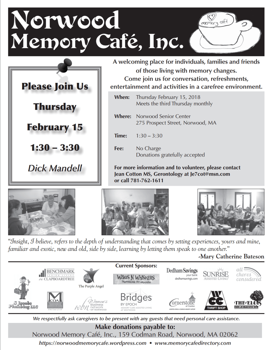 feb memory cafe